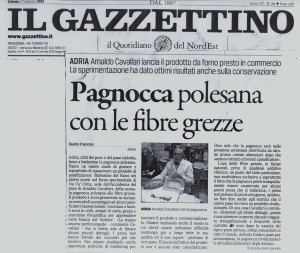 PAGNOCCA POLESANA articolo Gazzettino 